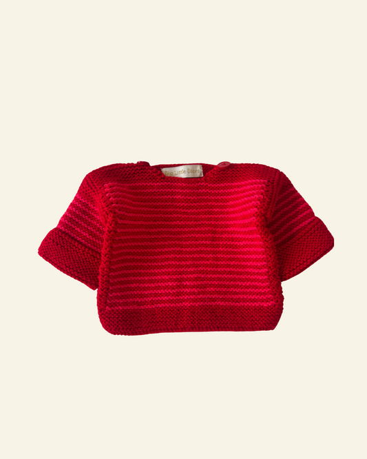 Big Little Store Knitted Jumper Red