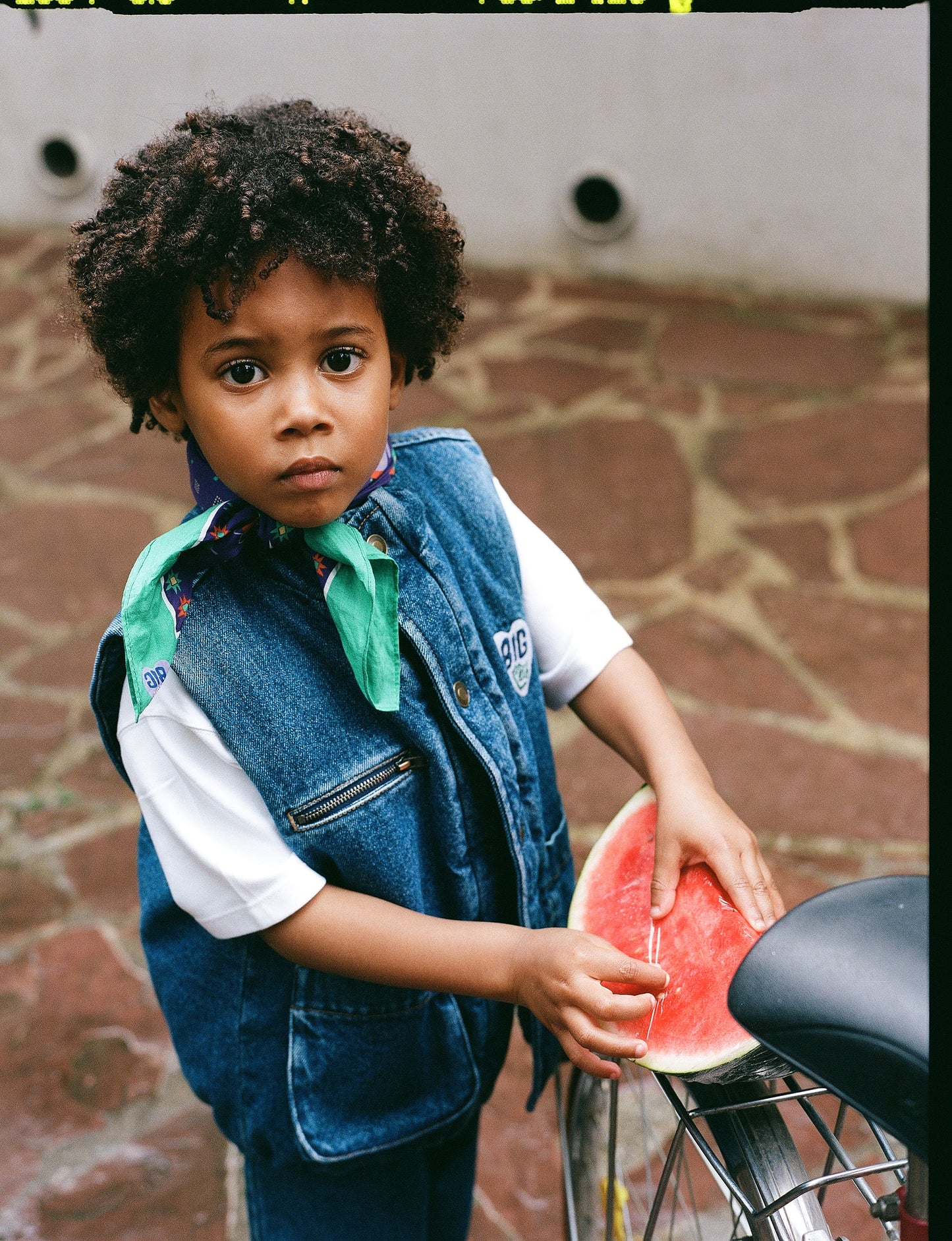 Blue Denim Sleveless Vest