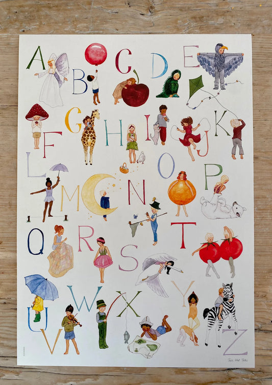 Tall Hat Tales ABC Poster