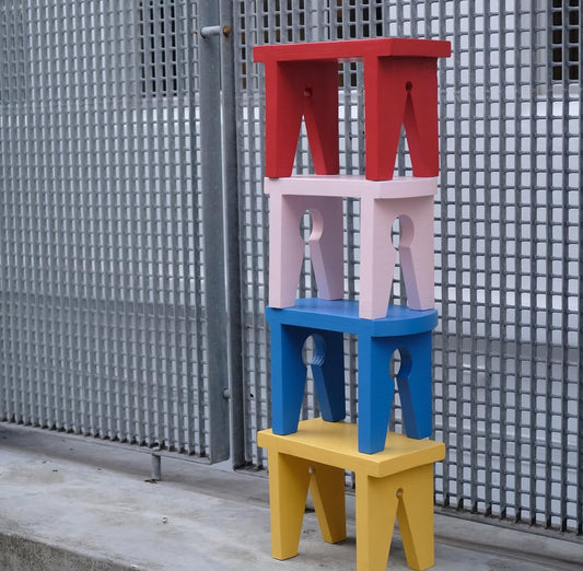 Studio Bunk Bench Seats for Children in Pantone Shades