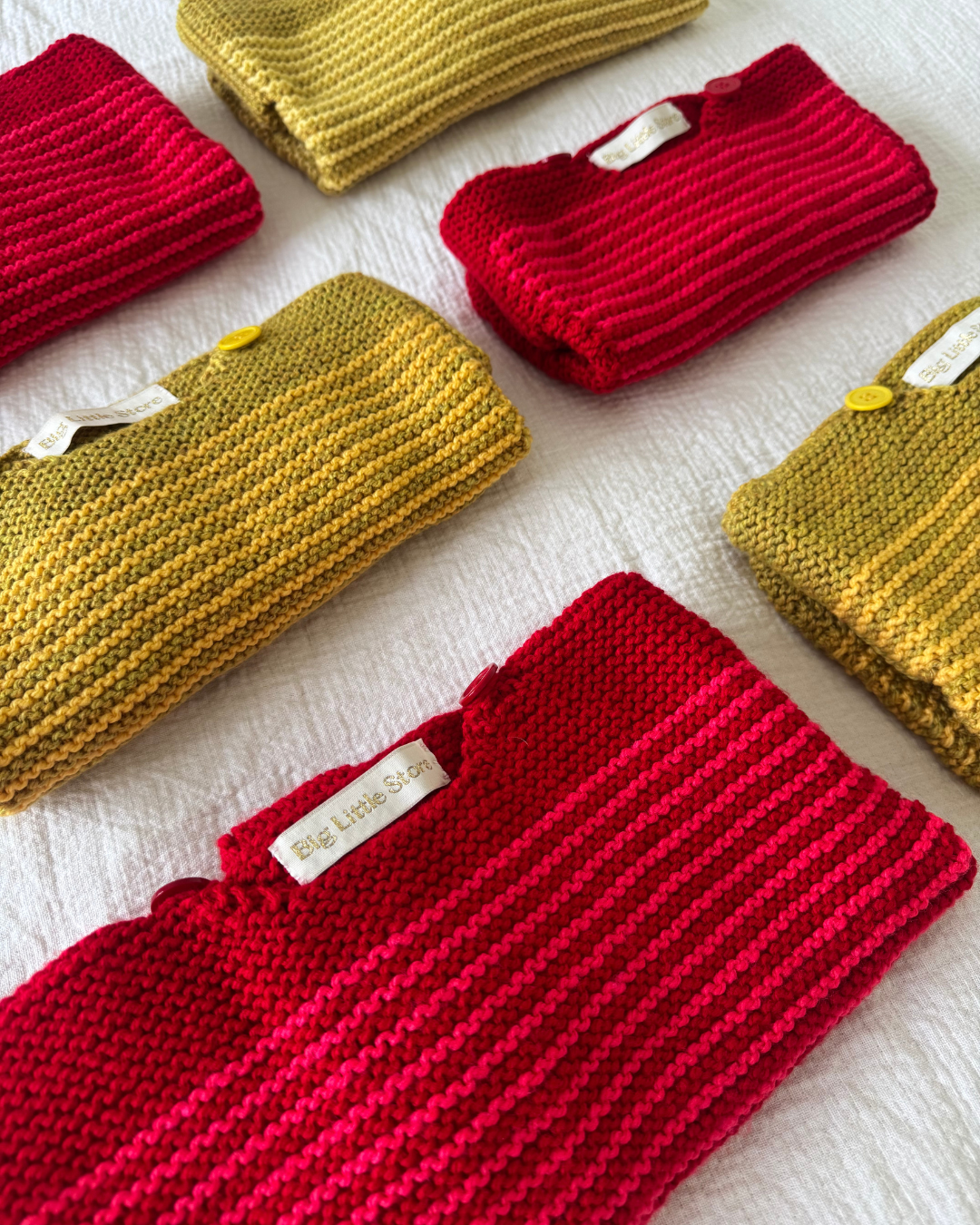Big Little Store Knitted Jumper Red