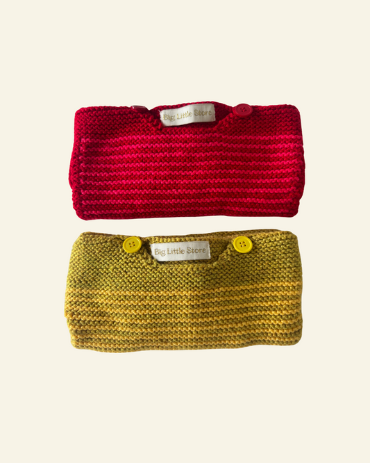 Big Little Store Knitted Jumper Mustard Yellow