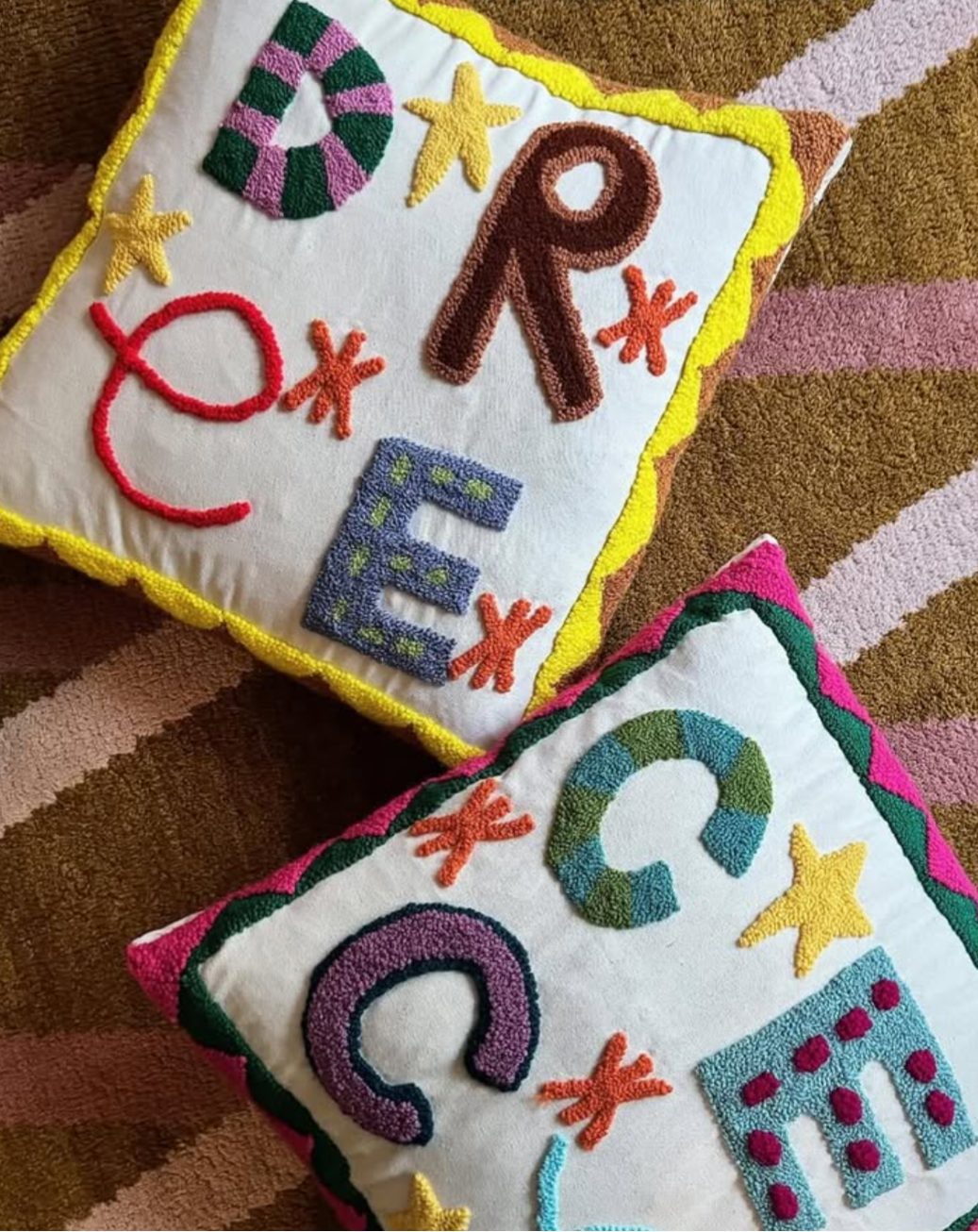 Customised Hand Made Punch Cushion by Big Little Store Africa
