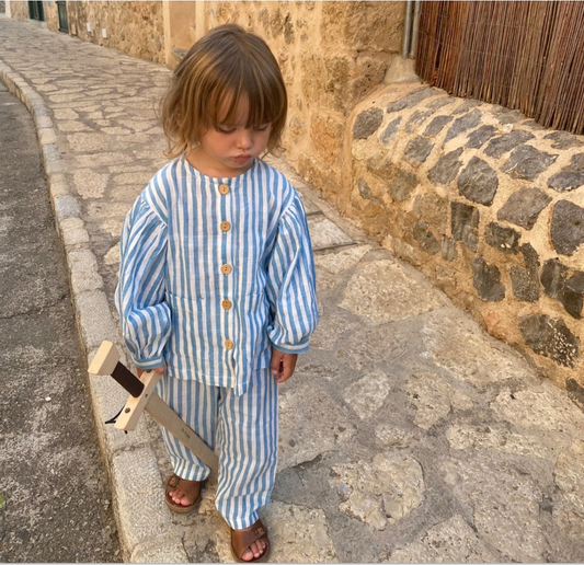 Farrow Set in Barber Stripe