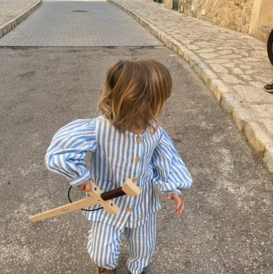 Farrow Set in Barber Stripe