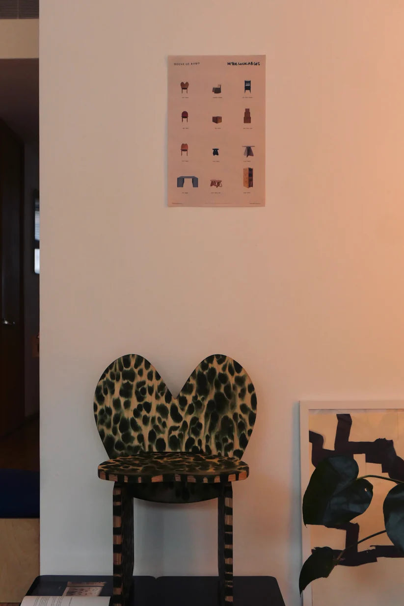 Iggy Chair Leopard Spots