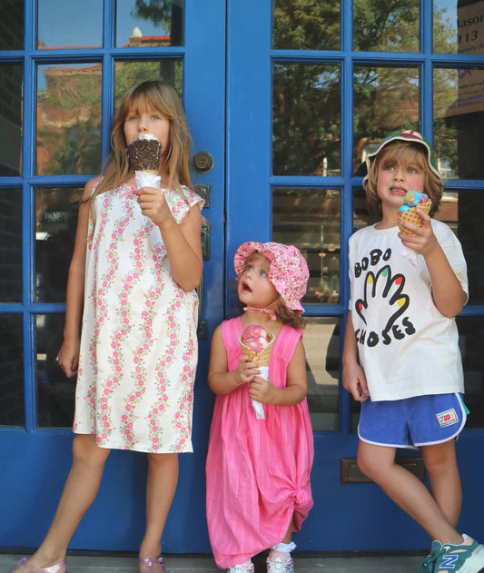 Patti Dress in Super Pink