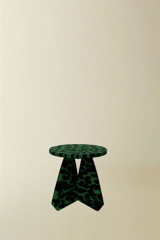 Riva Stool Leopard Spots
